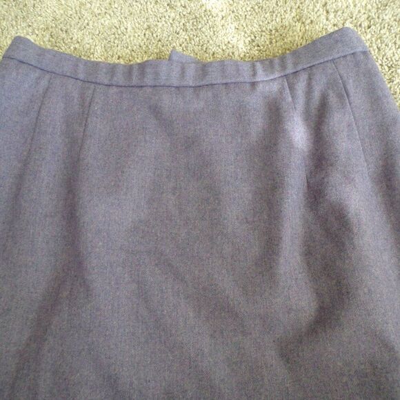 NWT Pendleton gray wool skirt 8 - Picture 5 of 10